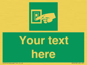 Custom Light Switch Sign